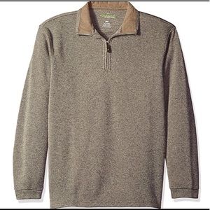 BRAND NEW, WITH TAGS. Haggar 1/4 Zip Sweater